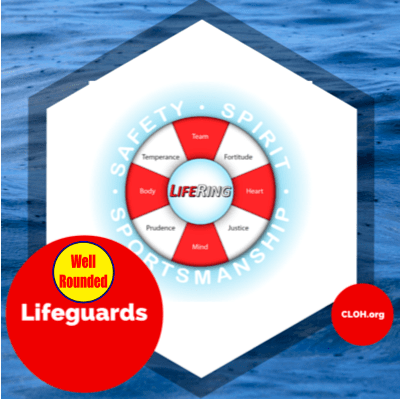 Digital badge for the Well Rounded Lifeguards