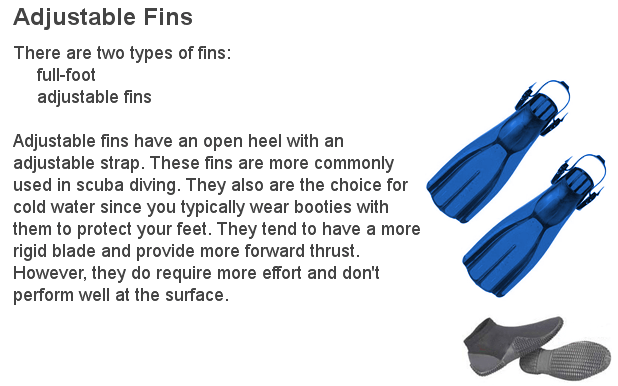 adjust-fins-p17 Pairs of fins