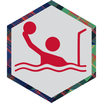 Water polo digital badge