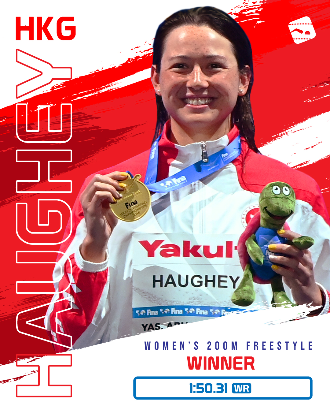 Haughey of HKG wins gold